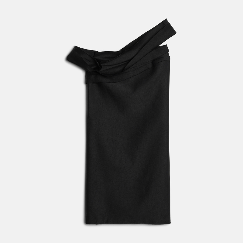 Super Flea Market+Lanvin+Black zip LBD+Gigi Hadid2